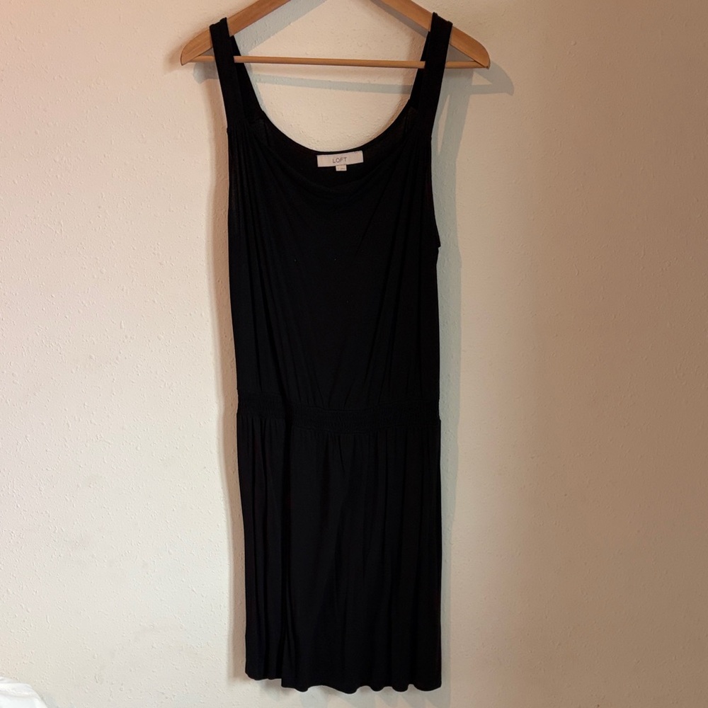 Black Cotton Sleeveless Sundress Size S